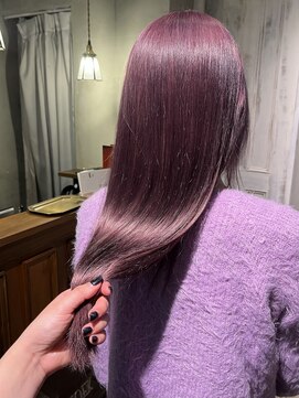 フークフーク(HOEK HOEK) 【ケアブリーチで作るラベンダーカラー♪】