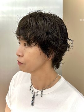 パークレーン アイス イヴェン(park lane ICI yeven) 20代30代40代くせ毛風パーマ丸みショート小顔カット抜け感YUKI