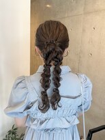 アーレント(AREND)&nbsp;編みおろしアレンジ