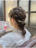 編みおろしアレンジ