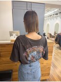 切りっぱなしボブ