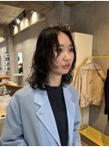 ラフ感が1番のミディアムパーマ