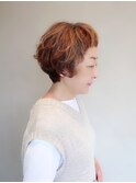 30代40代50代おすすめ　伸ばしかけショート×ショートバング