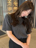 バーシャミ ヘアーアンドスパ(Baciami Hair&Spa) 【SENA】オリーブグレージュ×顔まわりカット/博多