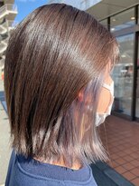 ニューヨークニューヨークマザーズ(NYNY Mothers)&nbsp;インナーカラー/グレー透明感/切りっぱなしボブ/大人可愛い