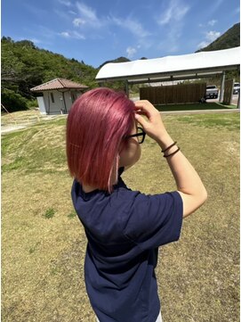 リル バイ ラミール(LiL by lamiell) タッセルボブ×ピンク