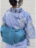 浴衣/着付け/お祭り/花火大会/ヘアセット