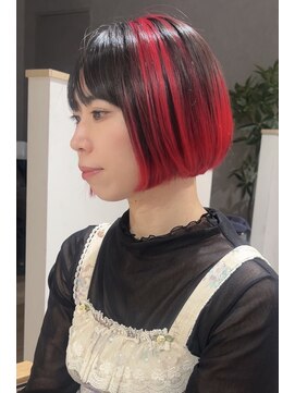 ゼストソエル(ZEST soell) ボブ×レッドカラー