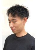 ツイストスパイラル ショート メンズパーマ ビジネス