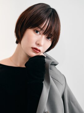ソワネ 表参道(soigne) 表参道大人ショートボブ顔周りレイヤーカットくびれショート30代