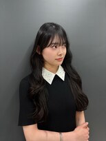 ルース(RUTH)&nbsp;暗髪 レイヤーカット 韓国ヘア 前髪カット