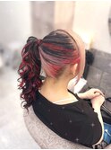 サイドポニー【クランソア】ヘアメ/ヘアセット/心斎橋