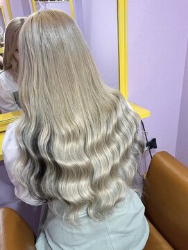 どぅ～す 梅田店 【スーパーレミー】レミーエクステ+韓国カラー+レイヤーカット