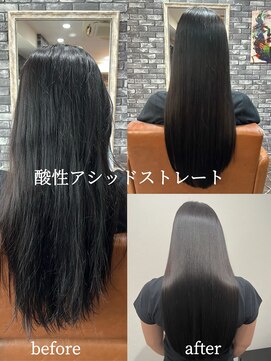 リリー シンジュク(Lilly) 【Lilly新宿】#酸性ストレート＃トステア#髪質改善