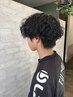 【新規限定】【メンズ】カット+パーマ+トリートメント+眉カット