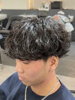 ビカムメンズヘアー 栄店(become men's hair)&nbsp;くるっと跳ねない波巻きパーマ／名古屋栄メンズヘア