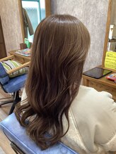 ヘアーズ ベリー 豊津店(hairs BERRY) #オリーブカラー