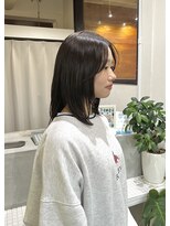 イロプラスソイ(iro + soi)&nbsp;ミディアムレイヤー×オリーブグレージュ！　iro+soiオオミダ！