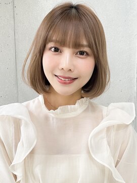 アグノス 青山(Agnos) 大人ガーリー美髪こなれヘア艶感エアリーカールくびれヘア