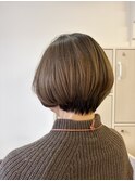 重みを残したショートスタイル