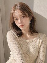 ノア 三宮店(NOA)&nbsp;【NOA】小顔見せ透明感カラーくびれミディアムレイヤー髪質改善