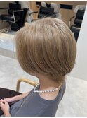 ブリーチ必須透明感ミルクティーベージュ