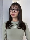 ダークパープル/ナチュラルショート/夏のヘアアレンジ/表参道