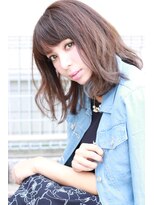 ステラ ヘア デザイン サロン(STELLA hair design salon)&nbsp;ゆるふわセミロング　ナチュラルグラデーション　S