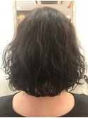 ウエーブしっかりボブ