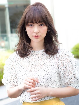 アフロート ディル(AFLOAT D'L) 《AFLOAT DL井上紗矢香》大人モテヘア長めのミディアムスタイル