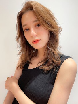 マイラ 銀座(myla) ヨシンモリ/マロンベージュ/かきあげロング/涼しげヘア20代30代