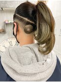 【roijir 山岸】スキンフェード女子 刈り上げ女子　一星球