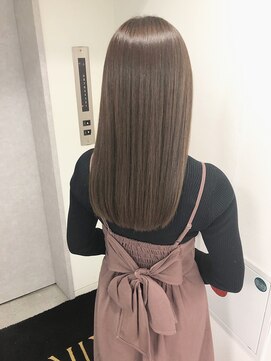 キラーナセンダイ(KiRANA SENDAI) [艶ベージュストレートヘア]髪質改善