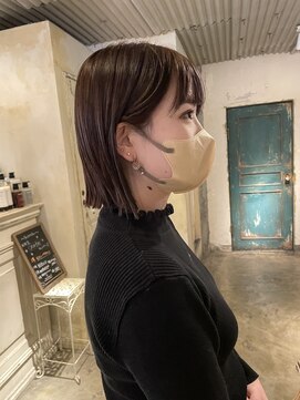 髪質改善と縮毛矯正の専門店 サンティエ(scintiller) ぱつっとボブ