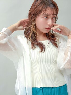 ラフィス ヘアー シュヴァル 熊本店(La fith hair cheval) 【La fith】ラフウェーブ×インナーカラー