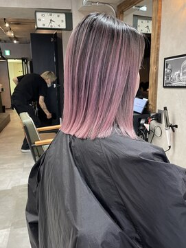 サニー 渋谷(SUNNY) バレイヤージュ、ハイライト、ショコラアッシュ、グレージュ