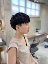 ナループロアツム(Nalu pu loa Tsum)&nbsp;ベリーショート/ナチュラルパーマ/ショートヘア/黒髪ショート