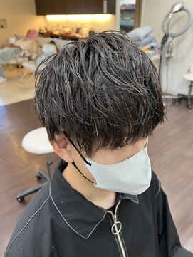 ヘアクラブ シャンティー 伏屋店(hair club shanty) ゆるウェーブメンズショート