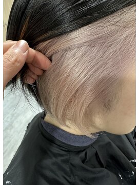 シエル 千葉店(CIEL) インナーカラー*ホワイトピンク