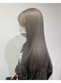 酸性ストレート[横浜駅/髪質改善/ダブルカラー/グレージュ]