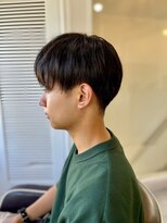 ソイクフ 高田馬場店(SOY-KUFU)&nbsp;MEN'S HAIRマッシュパーマアッシュブラックヘア