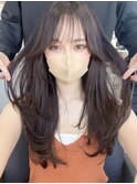 《レイヤーロング》似合わせカット韓国ヘアワンホンヘア