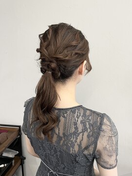 ロットアニバース(lott annibirth) 【髪質改善】ふわふわローポニー@SARASA