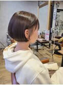 大人かわいいショートボブ/マッシュ/ベージュ/大宮