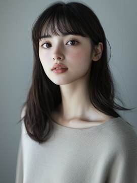 アルトリスト(Altruist Aging×HAIR&SPA) ★ダークアッシュ大人ガーリーボブ着物ミディアムレイヤーカット