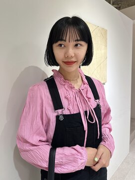 ユー セント(yew scent) ミニボブ+地毛風カラー