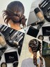 【10:00～】ヘアセット+フルメイク　￥10500　→　8500