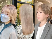 日光で透け通る質感。より色素を薄く、透明感を追求した【ホワイトミルクティー】