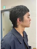 ピンパーマ×メンズショート