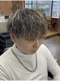 SEIYA指名 ツイストパーマ ホワイトメッシュ